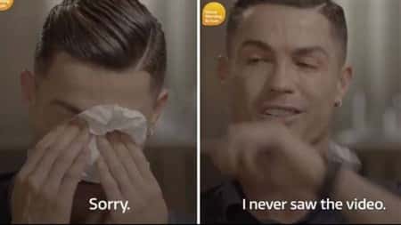 Cristiano Ronaldo Crying